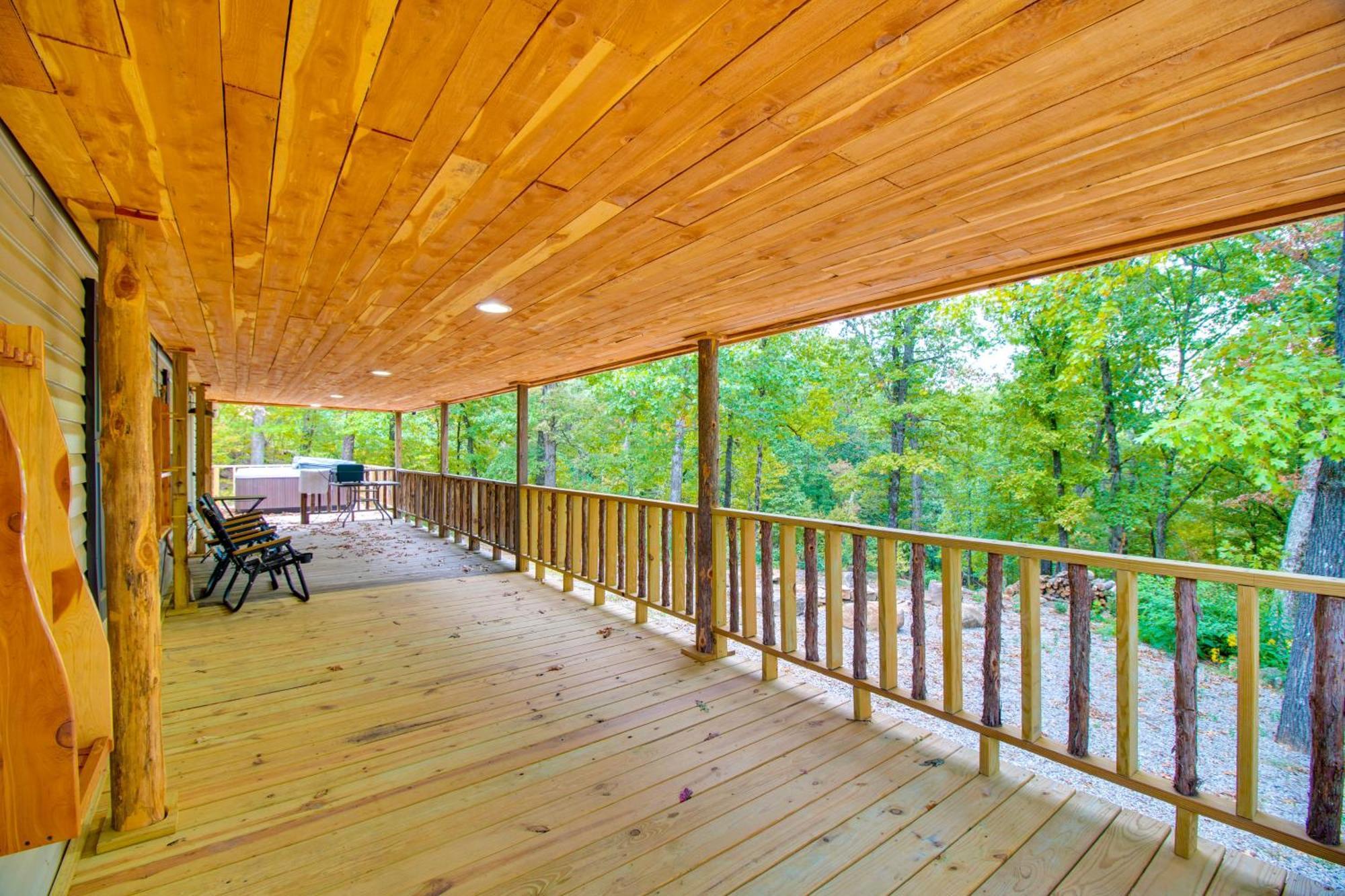 Ozark Mountain Cabin Rental On 300-Acre Ranch Exterior foto